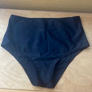 Shein, High waisted bikini bottoms with full coverage, small
